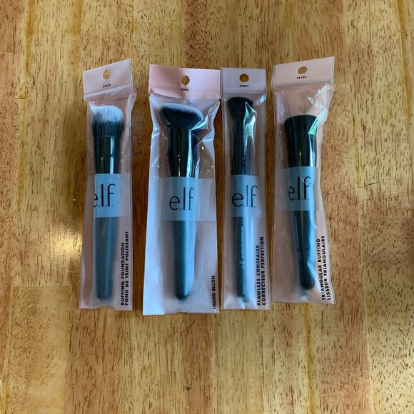 ELF Other - 4-piece ELF Makeup Brushes, all NIP